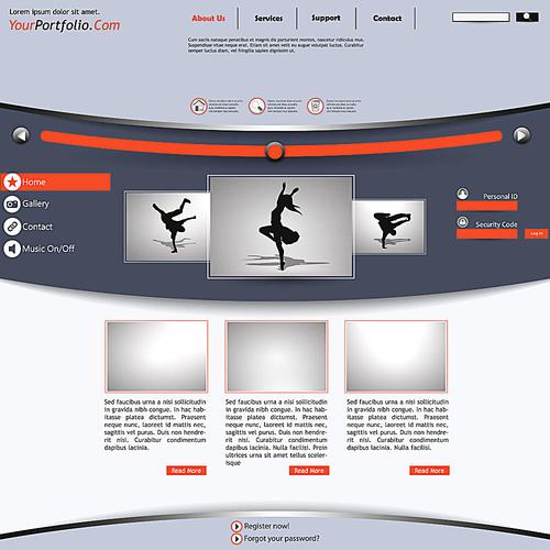 舞蹈教学网页设计